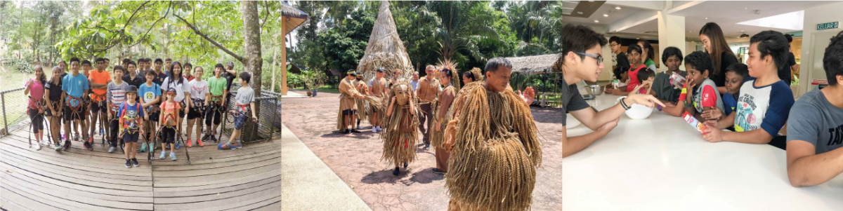 Some of our boarding activities include trips to Skytrex, Mah Meri Cultural Village, and Rumah Keluarga.