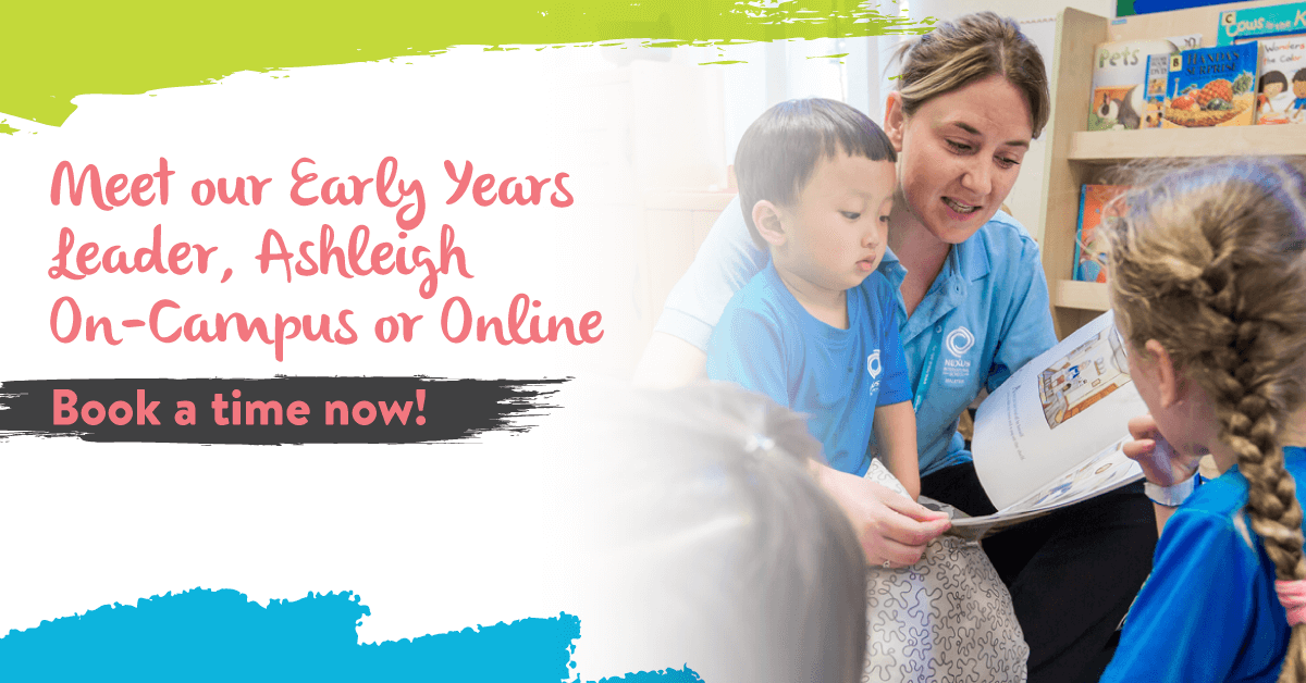 Meet our early years leader, Ashleigh On-Campus or Online. Book a time now!