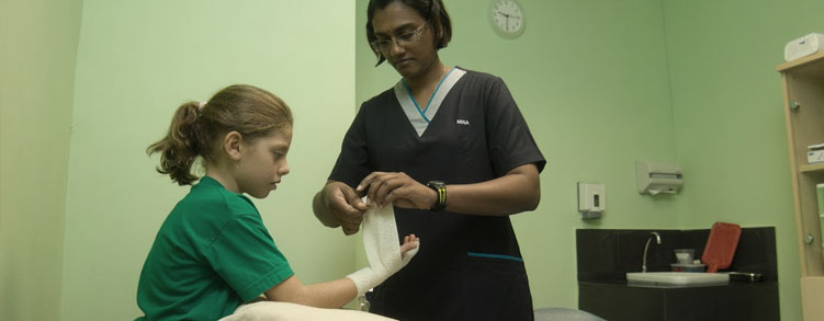 Our Learner's well-being is important to us. Our infirmary is staffed with trained and qualified nurses.