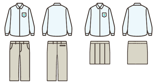 IB students are required to wear the designated uniform; girls can choose between skirt or pants.