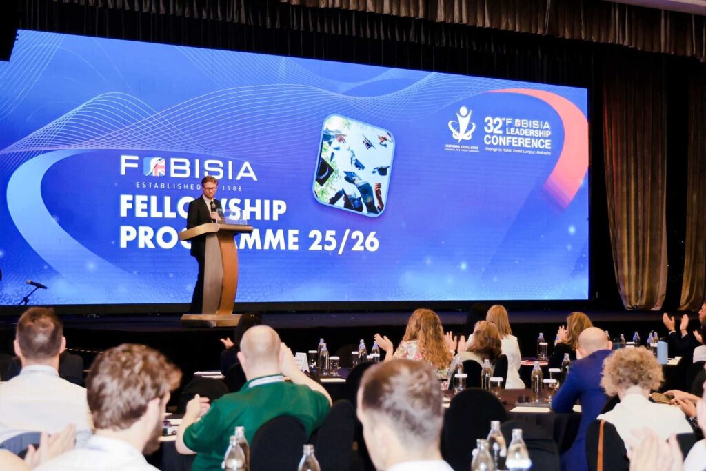 James Tosdevin presenting at the FOBISIA Leadership Conference in Kuala Lumpur